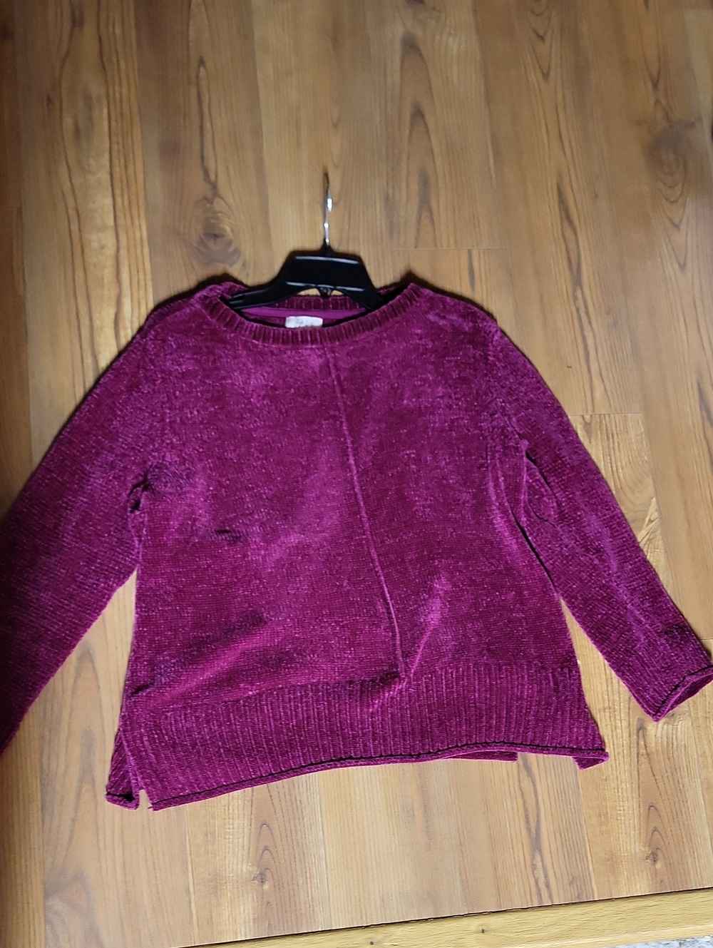 Style & Co. Soft Crewneck Sweater - Magenta
